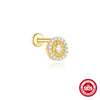 Wholesale Ear Jewelry S925 Sterling Silver Geometric Style Environmentally Friendly Electroplated