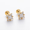 Wholesale Ear Jewelry 925 Sterling Silver Star Electroplated For Women