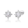 Wholesale Ear Jewelry 925 Sterling Silver Star Electroplated For Women