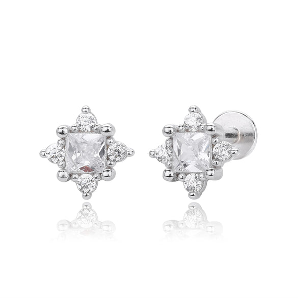 Wholesale Ear Jewelry 925 Sterling Silver Star Electroplated For Women