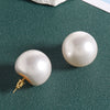 Wholesale Ear Nail Copper S925 Silver Needle Simple Geometric Dripping Oil Pearl Women's