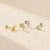 Wholesale Ear Nail S925 Silver Drop Shape Electroplated For Women