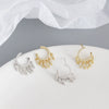 Wholesale Ear Stud Jewelry S925 Sterling Silver Geometric Design Electroplated For Women