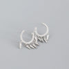 Wholesale Ear Stud Jewelry S925 Sterling Silver Geometric Design Electroplated For Women