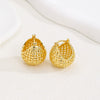 Wholesale Ear Studs And Earrings Copper Geometric Gold Plated Cartoon Style