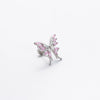 Wholesale Ear Studs Titanium Steel Butterfly Electroplated For Women