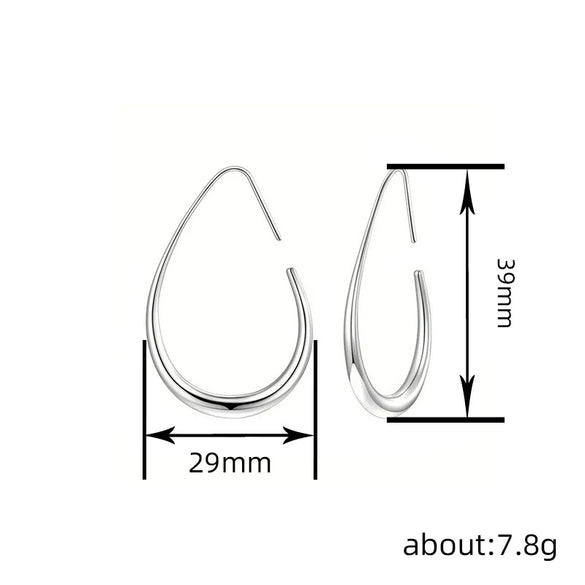 Wholesale Eardrop Copper Geometric U Shaped Women's Fashion Jewelry