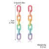 Wholesale Earrings Acrylic Geometric Baking Paint Style