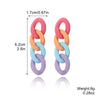 Wholesale Earrings Acrylic Geometric Baking Paint Style