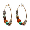Wholesale Earrings Alloy Acrylic Shell Pearl Geometric Style Electroplating Women's
