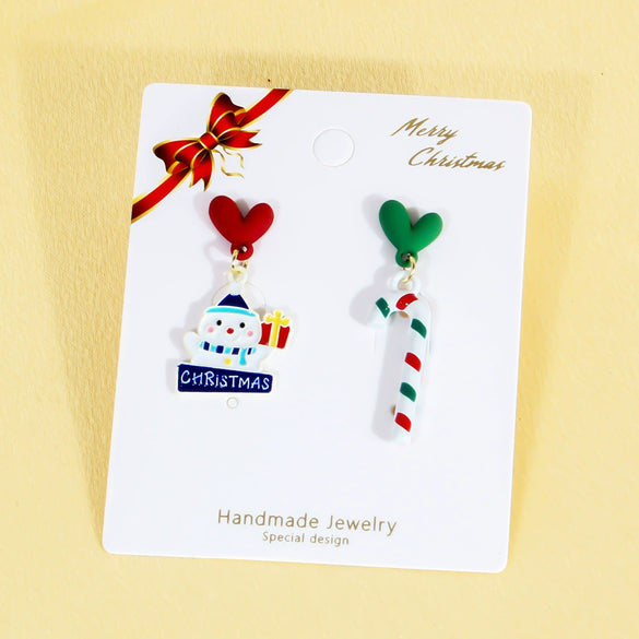 Wholesale Earrings Alloy Cute Festival Elements Bow Cartoon Character