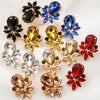 Wholesale Earrings Alloy Diamond Dropshaped Minimalist Natural For Women