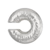 Wholesale Earrings Ccb Material Geometric Style Oval Hollow Electroplated Ear Clip