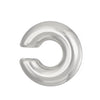 Wholesale Earrings Ccb Material Geometric Style Oval Hollow Electroplated Ear Clip