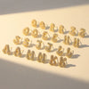 Wholesale Earrings Copper Balloon Bubble With Cute Letter Design Electroplated For Women