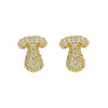 Wholesale Earrings Copper Balloon Bubble With Cute Letter Design Electroplated For Women