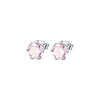 Wholesale Earrings Copper Colorful Zircon Geometric Sixclaw Design