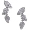Wholesale Earrings Copper Geometric And Leaf Pattern Internet Celebrity Style For Women