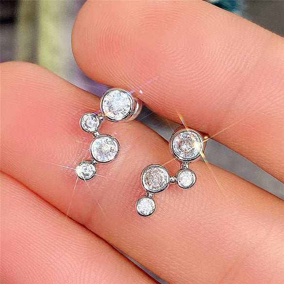 Wholesale Earrings Copper Geometric Circle Elegant Style