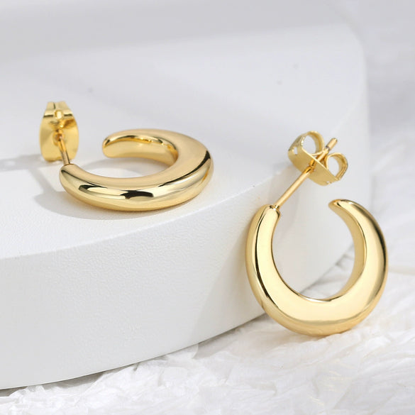 Wholesale Earrings Copper Geometric Electroplated Style For Women