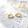 Wholesale Earrings Copper Geometric Electroplating For Women