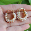 Wholesale Earrings Copper Geometric Heart Shape Electroplating For Women