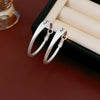 Wholesale Earrings Copper Geometric Letter Electroplated Highend For Women