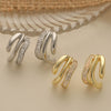 Wholesale Earrings Copper Geometric Micropaved For Women