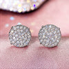 Wholesale Earrings Copper Geometric Micropaved Zircon Inlaid For Women