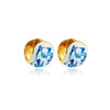Wholesale Earrings Copper Geometric Oil Drop Enamel Style