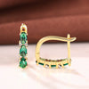 Wholesale Earrings Copper Geometric Palace Style Oval Lady Highend Luxury Ear Buckle