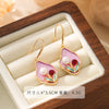 Wholesale Earrings Copper Geometric Retro Oil Painting Style Electroplating For Women