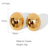 Wholesale Earrings Copper Geometric Style Electroplated For Women