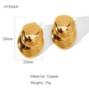 Wholesale Earrings Copper Geometric Style Electroplated For Women