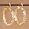 Wholesale Earrings Copper Geometric U Shaped Light Luxury Style Electroplated