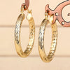 Wholesale Earrings Copper Geometric U Shaped Light Luxury Style Electroplated