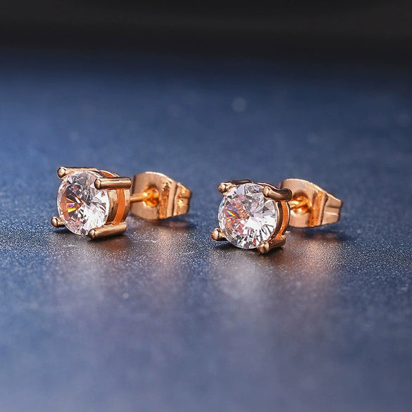 Wholesale Earrings Copper Goldplated Geometric Style Women's