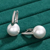 Wholesale Earrings Copper Imitation Pearl Geometric Retro Elegant Electroplated