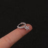 Wholesale Earrings Copper Inlaid Zircon Flowers Fashion