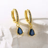 Wholesale Earrings Copper Plated 18K Gold Geometric Style