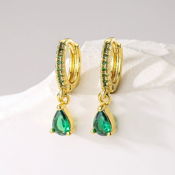 Wholesale Earrings Copper Plated 18K Gold Geometric Style