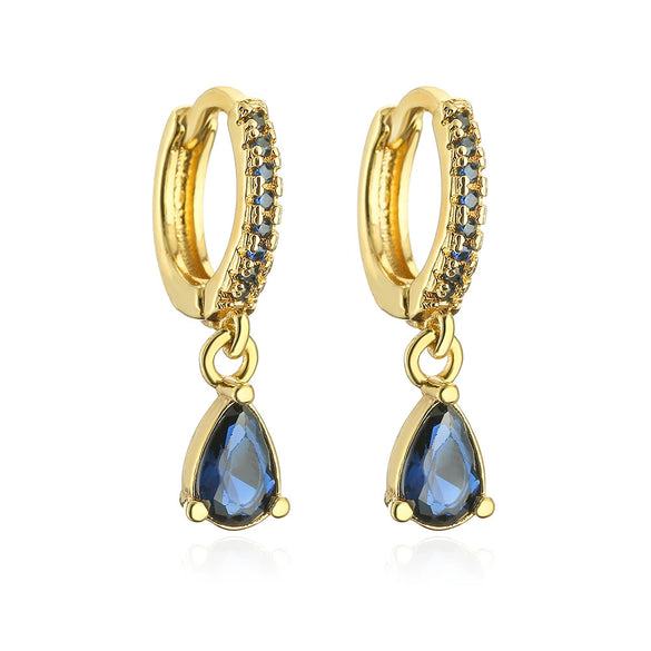 Wholesale Earrings Copper Plated 18K Gold Geometric Style
