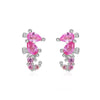 Wholesale Earrings Copper Plated Real Gold Zirconia Animal Zodiac Style