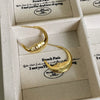 Wholesale Earrings Copper Real Gold Plated Retro Art Geometric Moon Figure Women's
