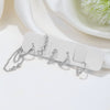 Wholesale Earrings Copper S925 Silver Plated Star Pattern Inlaid Zircon Tassel Simple Fashion