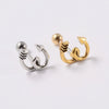 Wholesale Earrings Copper Silver Gold Heart Arrow Electroplating Style