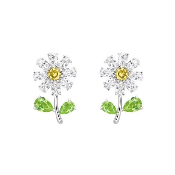 Wholesale Earrings Copper Small Flower Design