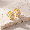 Wholesale Earrings Copper Starfish Animal Zodiac Electroplated Retro Style For Women