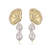 Wholesale Earrings Copper Starfish Shell Heart Bow Pearl Fashion Animal Zodiac Style