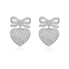 Wholesale Earrings Copper Starfish Shell Heart Bow Pearl Fashion Animal Zodiac Style